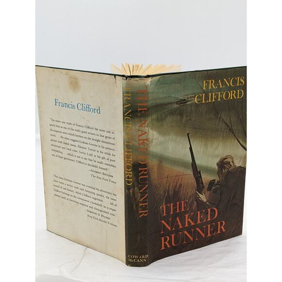 Naked Runner By Francis Clifford Vintage Spy Novel Mystery Early Edition 1966 - Picture 13 of 16